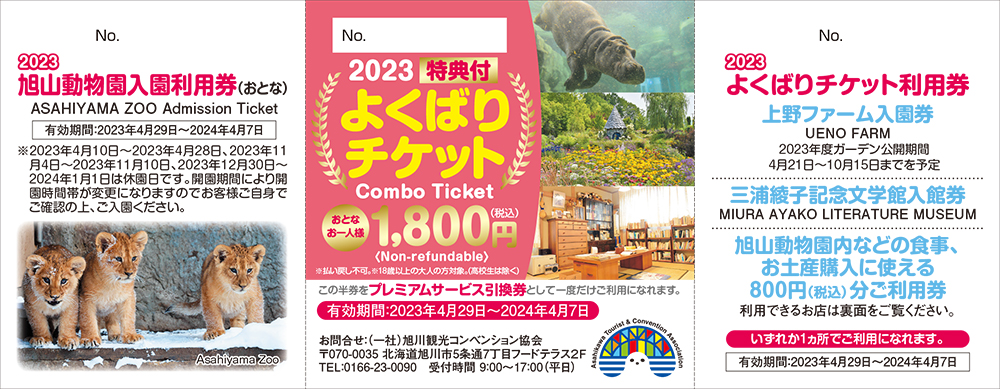 よくばりチケット見本